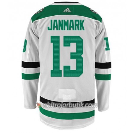 Män Ishockey Dallas Stars Tröja MATTIAS JANMARK 13 Adidas Vit Authentic
